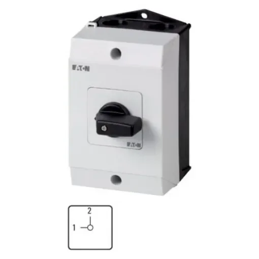 Eaton, 2P 3 Position 90° Changeover Cam Switch, 690V (Volts), 20A, Toggle Actuator - 222652 T0-3-15443/I1 product image
