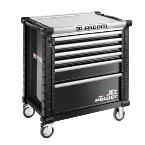 Facom 6 Drawer Steel Wheeled Tool Cabinet - JET.6NM4APOWERPF product image