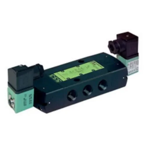 EMERSON – ASCO 5/2 Bistable Spool Valve - Electro-Pneumatic G 1/4 551 Series - SCG551A018MS.AC/DC product image
