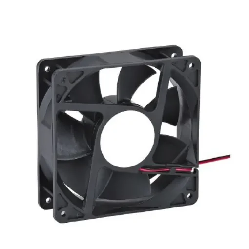RS PRO Axial Fan, 48 V dc, DC Operation, 2.35m³/min, 4.32W, 90mA Max, 120 x 120 x 25mm - 2557269 product image