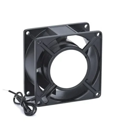 RS PRO Axial Fan, 230 V ac, AC Operation, 0.55m³/min, 14W, 70mA Max, 80 x 80 x 25mm - 2557330 product image