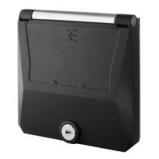 Weidmuller Black Double Frame, Shell Size 132x134x72.5mm for use with FrontCom Vario Inserts - 2003180000 product image