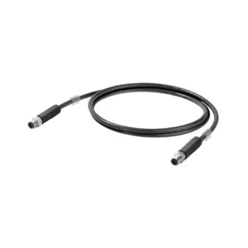 Weidmuller, 2m, Black SPE to Female SPE, Copper Braid Shielded, Terminated - 2726070020 product image