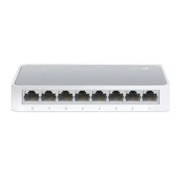 TP-Link Unmanaged 8 Port Ethernet Switch, Type G - British 3-Pin - TL-SF1008D product image