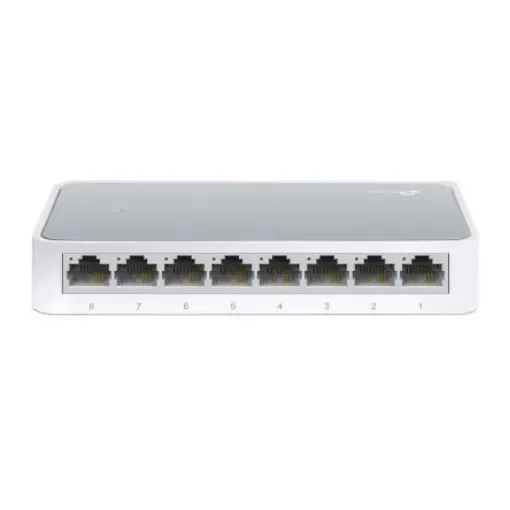 TP-Link Unmanaged 8 Port Ethernet Switch, Type G - British 3-Pin - TL-SF1008D product image