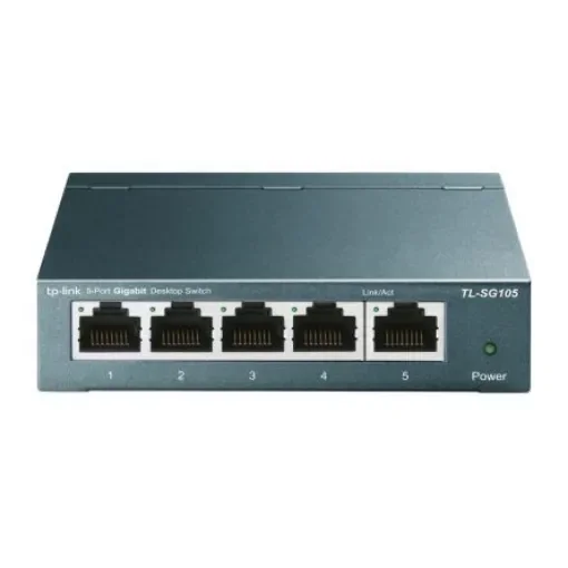 TP-Link Unmanaged 5 Port Ethernet Switch, Type G - British 3-Pin - TL-SG105 product image