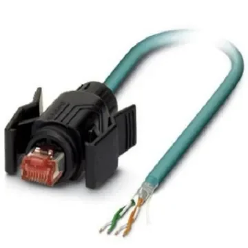 Phoenix Contact, 5m Cat5e, Blue RJ45 to Male Unterminated, Shielded Shielded, Terminated - 1405714 product image