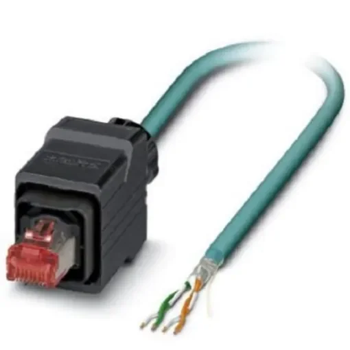 Phoenix Contact, 5m Cat5e, Blue RJ45 to Male Unterminated, Shielded Shielded, Terminated - 1405772 product image