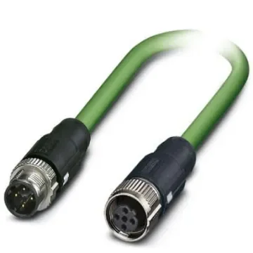 Phoenix Contact, 5m Cat5, Green M12 to Male M12 Female, Shielded Shielded, Terminated - 1407555 product image
