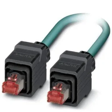 Phoenix Contact, 5m Cat5, Blue RJ45 to Male RJ45, Shielded Shielded, Terminated - 1408964 product image