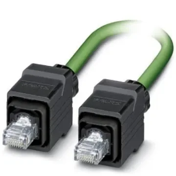 Phoenix Contact, 5m Cat5e, Green RJ45 to Male RJ45 Male, Shielded Shielded, Terminated - 1416171 product image