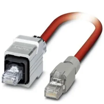 Phoenix Contact, 5m Cat5, Red RJ45 to Male RJ45, Shielded Shielded, Terminated - 1419176 product image