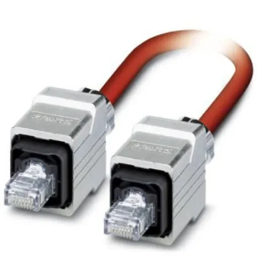 Phoenix Contact, 5m Cat5, Red RJ45 to Male RJ45 Male, Shielded Shielded, Terminated - 1419178 product image