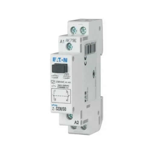 DIN Rail Impulse Relay, 240V ac Coil, 16A Switching Current, DPST - 265268 Z-S241/SS product image