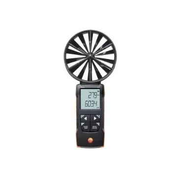 Testo 417 Vane Anemometer, 20m/s Max, Measures Air Velocity, Temperature, Volume Flow - 0563 0417 product image