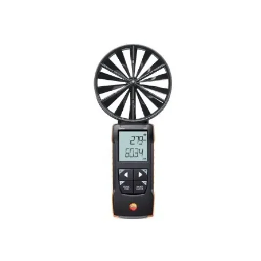 Testo 417 Vane Anemometer, 20m/s Max, Measures Air Velocity, Temperature, Volume Flow - 0563 0417 product image