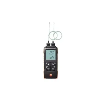 Testo 922 Differential Digital Thermometer for Heating System, Ventilation System Use, K Probe, +1000°C Max - 0563 0922 product image
