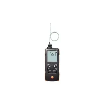 Testo 925 Differential Digital Thermometer for Air Quality Control, Refrigeration Use, K Probe, +1000°C Max - 0563 0925 product image
