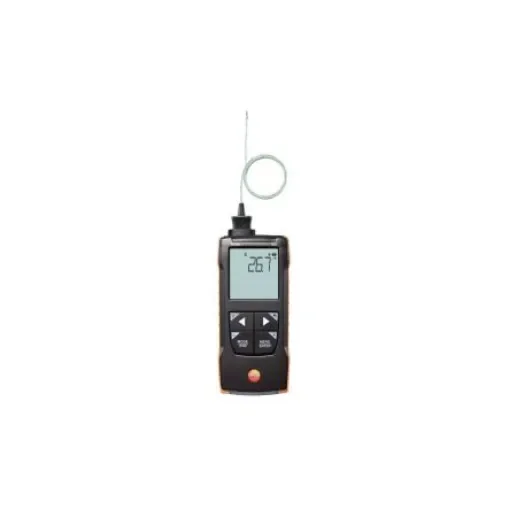 Testo 925 Differential Digital Thermometer for Air Quality Control, Refrigeration Use, K Probe, +1000°C Max - 0563 0925 product image