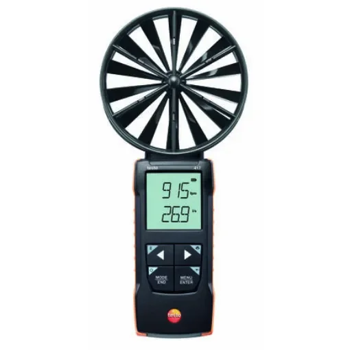 Testo 417 Set 1 Vane Anemometer, 20m/s Max, Measures Air Velocity, Temperature, Volume Flow - 0563 1417 product image