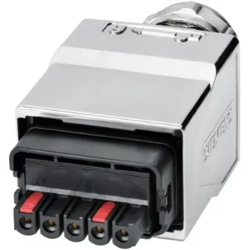 Siemens Power Plug PRO Series Power Connector, 5-Pole, 5-Way, IP65, IP67 - 6GK19070AB116AA0 product image