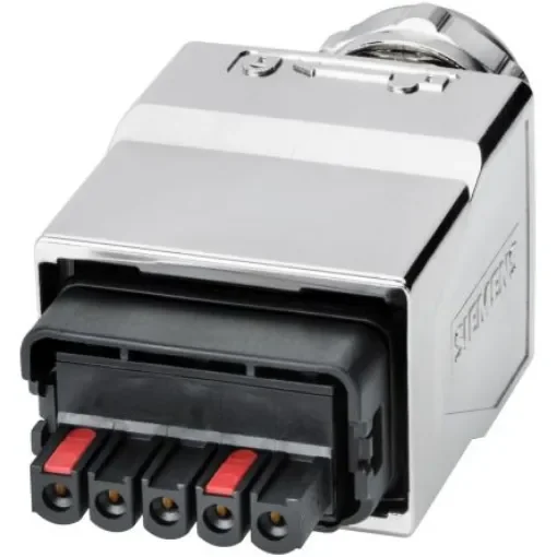 Siemens Power Plug PRO Series Power Connector, 5-Pole, 5-Way, IP65, IP67 - 6GK19070AB116AA0 product image