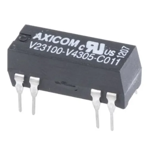 TE Connectivity PCB Mount Reed Relay, 5V dc Coil, SPDT, 175V dc Max, 200O - 2-1393763-3 product image