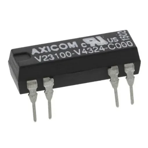 TE Connectivity PCB Mount Reed Relay, 24V dc Coil, SPDT, 175V dc Max, 2000O - 4-1393763-0 product image