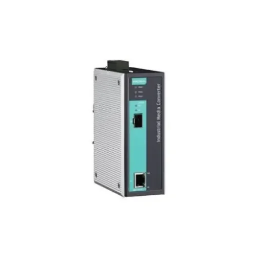 MOXA 10/100T, RJ45 Ethernet Media Converter, 10/100/1000Mbit/s, Full Duplex - IMC-101G-IEX product image
