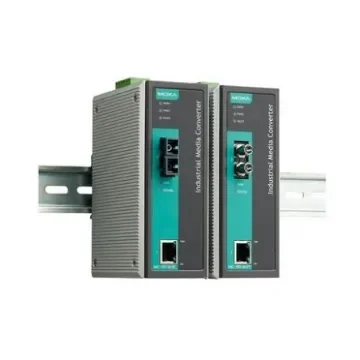 MOXA 10/100T, RJ45 Ethernet Media Converter, Multi Mode, 10/100Mbit/s, Full Duplex 5km - IMC-101-M-ST-T product image