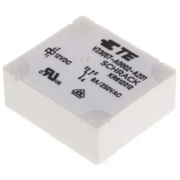 TE Connectivity PCB Mount Power Relay, 12V dc Coil, 8A Switching Current, SPDT - 1393215-6 product image