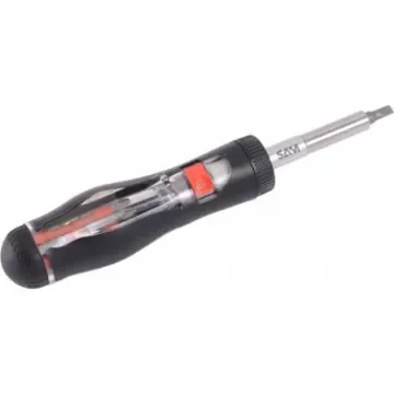 SAM 1/4 in Magnetic Hexagon, Phillips, Pozidriv, Slotted, Torx Ratchet Screwdriver - T-PE product image