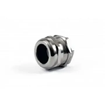 Hammond 1427BCG Series Grey Nickel Plated Brass Cable Gland, M32 Thread, 18mm min., 25mm max., IP68 - 1427BCGM32 product image