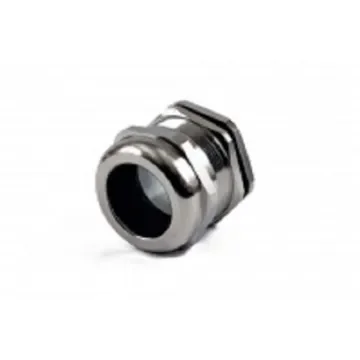 Hammond 1427BCG Series Grey Nickel Plated Brass Cable Gland, PG36 Thread, 22mm min., 32mm max., IP68 - 1427BCGPG36 product image