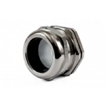 Hammond 1427BCG Series Grey Nickel Plated Brass Cable Gland, PG48 Thread, 37mm min., 44mm max., IP68 - 1427BCGPG48 product image