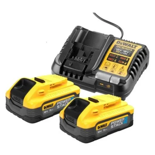 DeWALT DCB1104H2-QW 5Ah 18V Power Tool Battery Pack, For Use With , For DeWALT 18V XR Tools product image