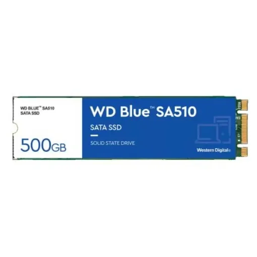 Western Digital WD BLUE 3D NAND SATA M.2 (2280) 500 GB Internal SSD - WDS500G3B0B product image