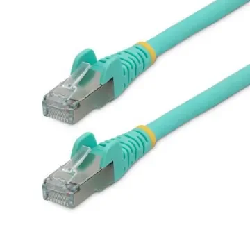 StarTech.comNLAQ, 7.5m Cat6a, Light Blue RJ45 to Male RJ45 Male, Braid Shielded, Terminated - NLAQ-750-CAT6A-PATCH product image