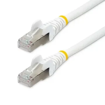 StarTech.com, 10m Cat6a, White RJ45 to Male RJ45 Male, Braid Shielded, Terminated - NLWH-10M-CAT6A-PATCH product image