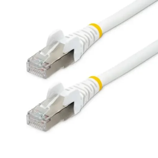 StarTech.comNLWH, 5m Cat6a, White RJ45 to Male RJ45 Male, Braid Shielded, Terminated LSZH Sheath - NLWH-5M-CAT6A-PATCH product image