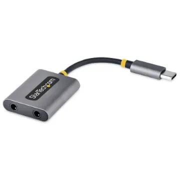 StarTech.com Audio Connector Adapter, Male USB-C to Female 3.5mm Audio Jack - USBC-AUDIO-SPLITTER product image