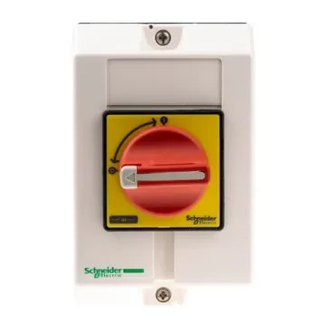 Schneider Electric 3P Pole Panel Mount Isolator Switch - 16A Maximum Current, 5.5kW Power Rating, IP65 - VCF01GE product image