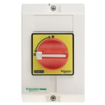 Schneider Electric 3P Pole Panel Mount Isolator Switch - 20A Maximum Current, 7.5kW Power Rating, IP65 - VCF0GE product image