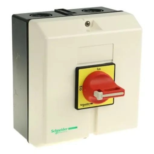 Schneider Electric 3P Pole Panel Mount Isolator Switch - 63A Maximum Current, 30kW Power Rating, IP65 - VCF4GE product image