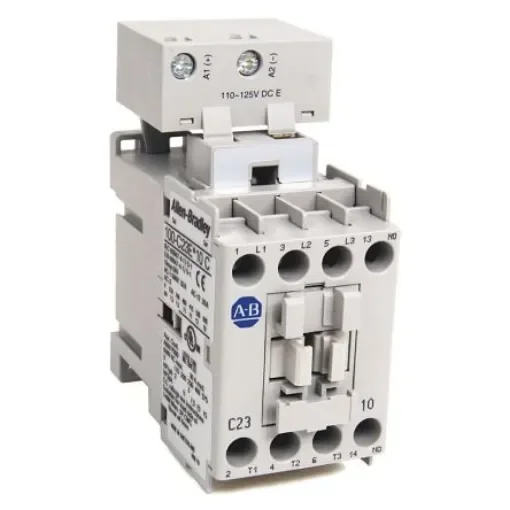 Allen Bradley 100-C23EJ01 100-C Contactors Contactor, 24 V dc Coil, 3-Pole, 23 A, 11 kW, 1NC product image