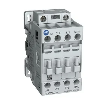 Allen Bradley 100-E16KD200 100-E Contactors Contactor, 100 to 250 V ac Coil, 4-Pole, 30 A, 2NC/2NO product image