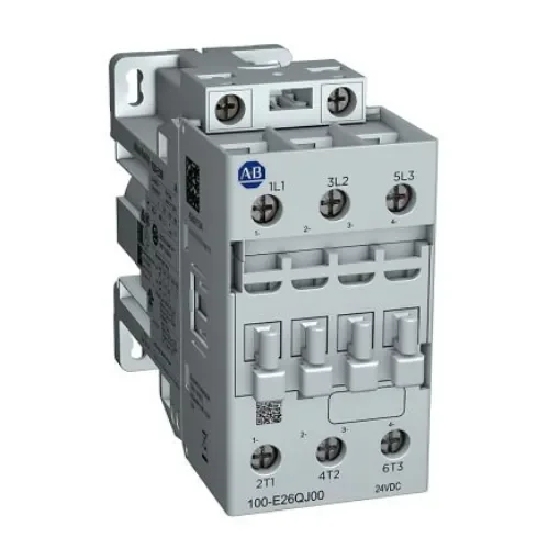 Allen Bradley 100-E30QJ00 100-E Contactors Contactor, 24 V dc Coil, 3-Pole, 32 A, 1NC product image