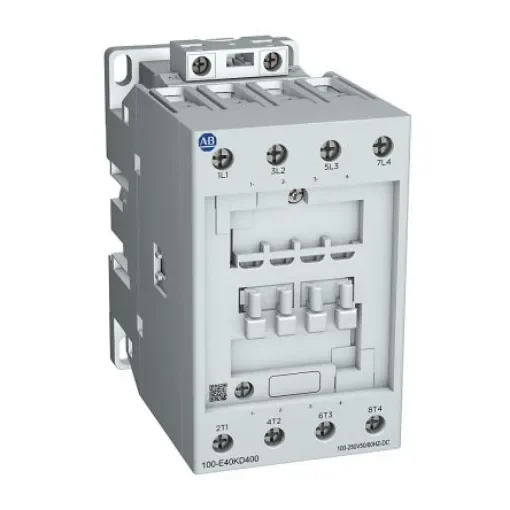 Allen Bradley 100-E40 100-E Contactors Contactor, 100 to 250 V ac Coil, 4-Pole, 40 A, 4NO - 100-E40KD400 product image