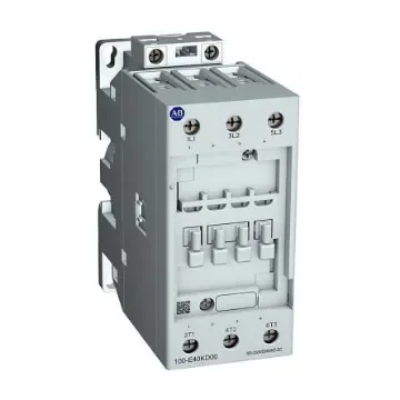 Allen Bradley 100-E65 100-E Contactors Contactor, 100 to250 V ac Coil, 3-Pole, 65 A, 1NC - 100-E65KD00 product image