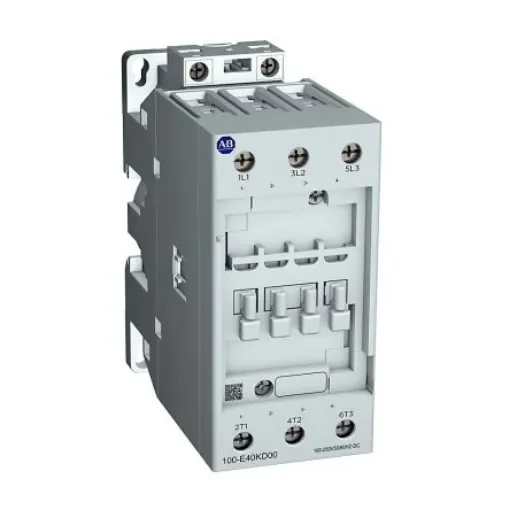 Allen Bradley 100-E65 100-E Contactors Contactor, 100 to250 V ac Coil, 3-Pole, 65 A, 1NC - 100-E65KD00 product image
